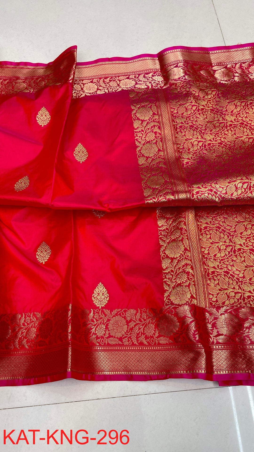 Pure Handloom kanjivaram Katan Silk saree.