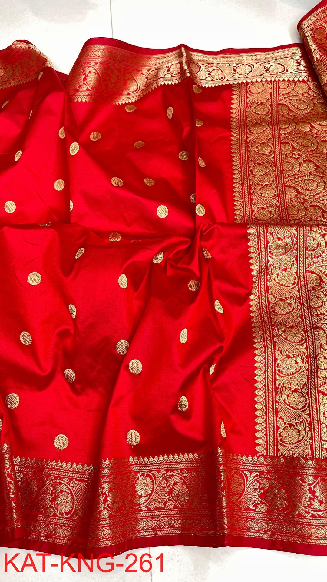 Pure Handloom kanjivaram Katan Silk saree.