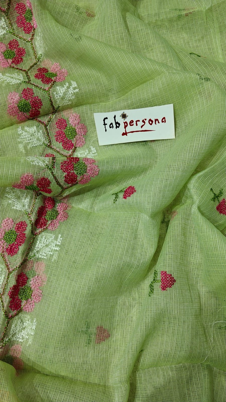 Pure Kota Doriya Embroidered Unstitched Suit With Dupatta