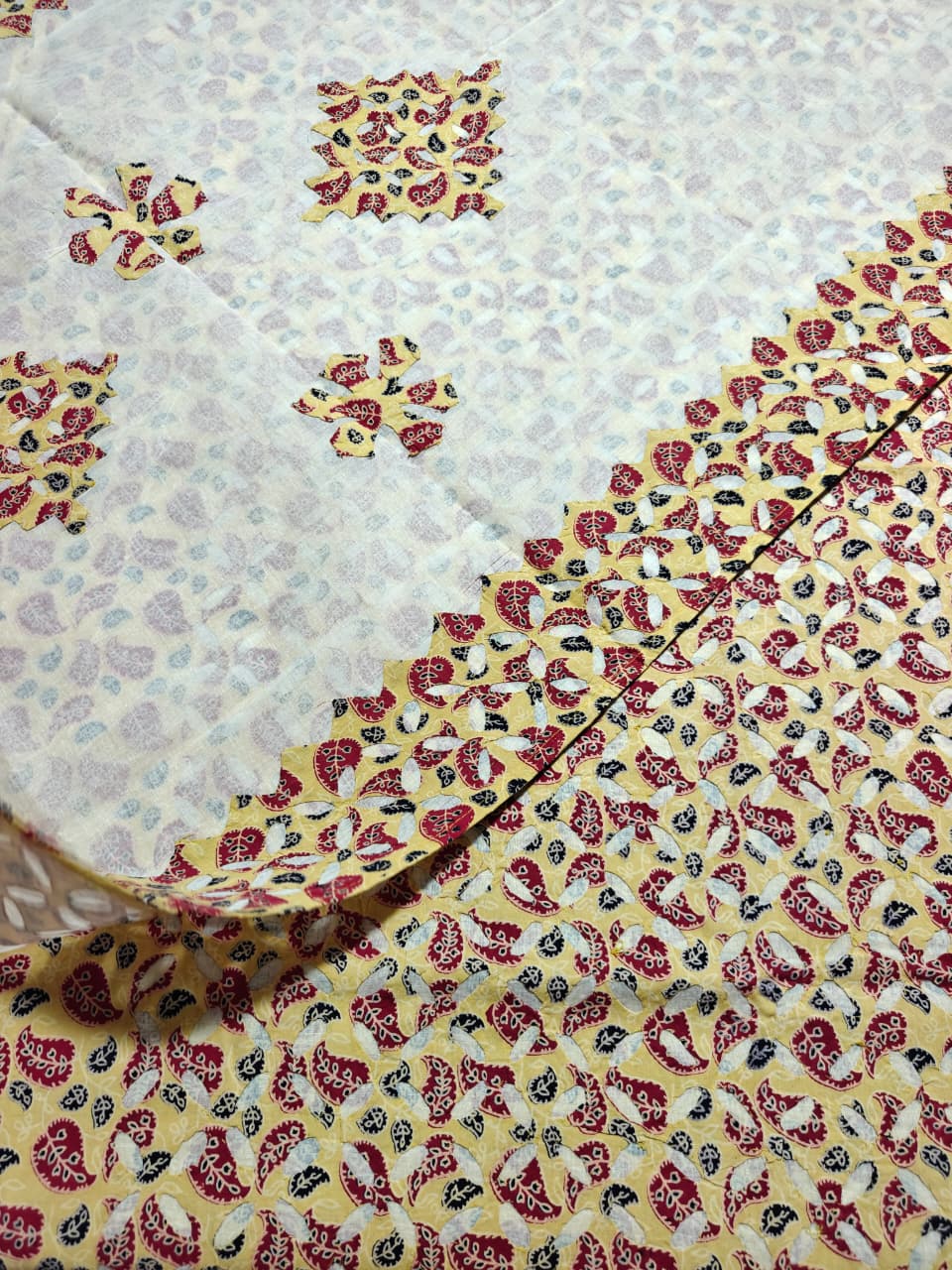 Pure Cotton Ajrakh Print  Unstitched Suit Without Bottom