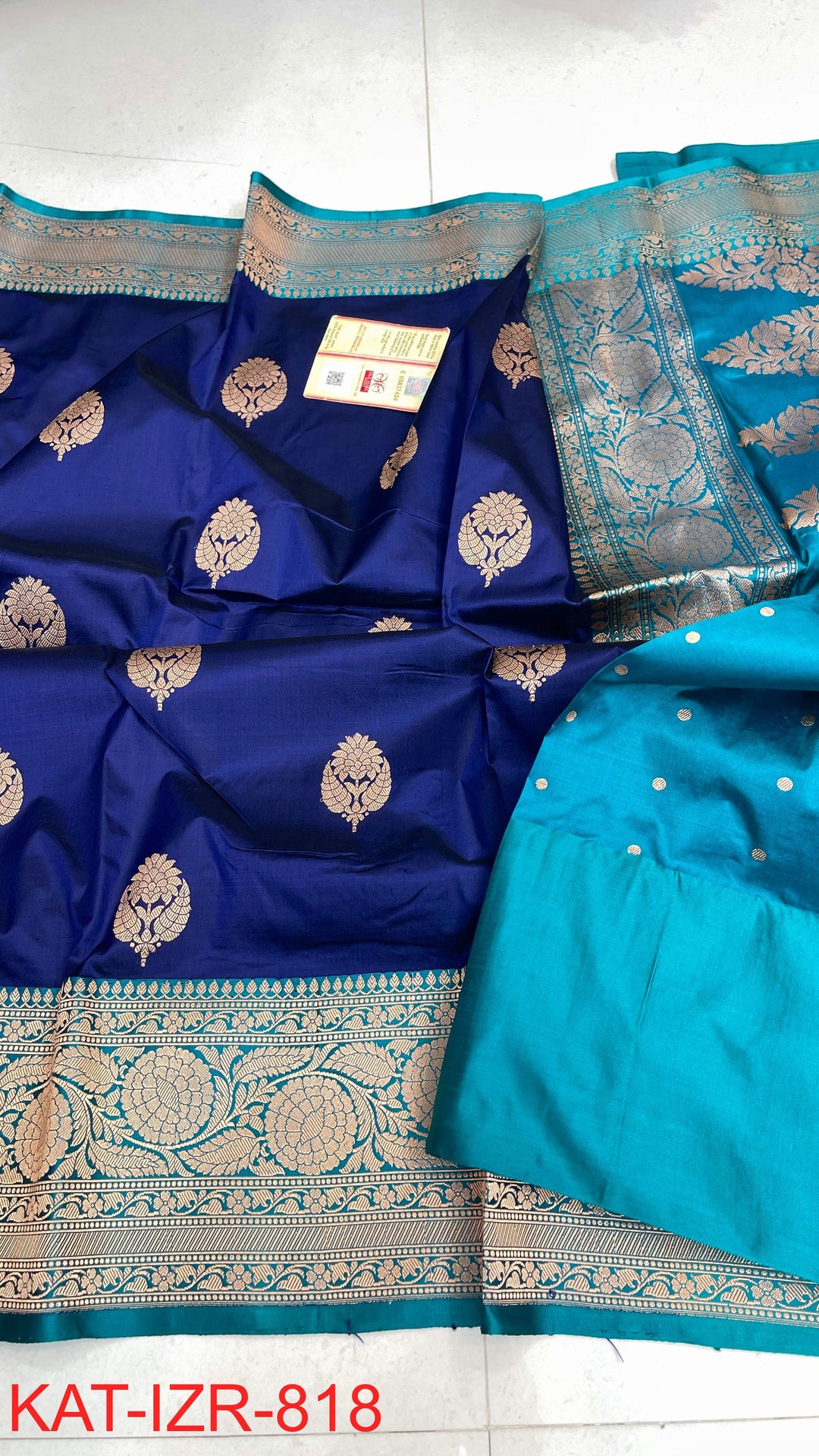 Pure Katan Silk Saree With Antique Zari Work Saree