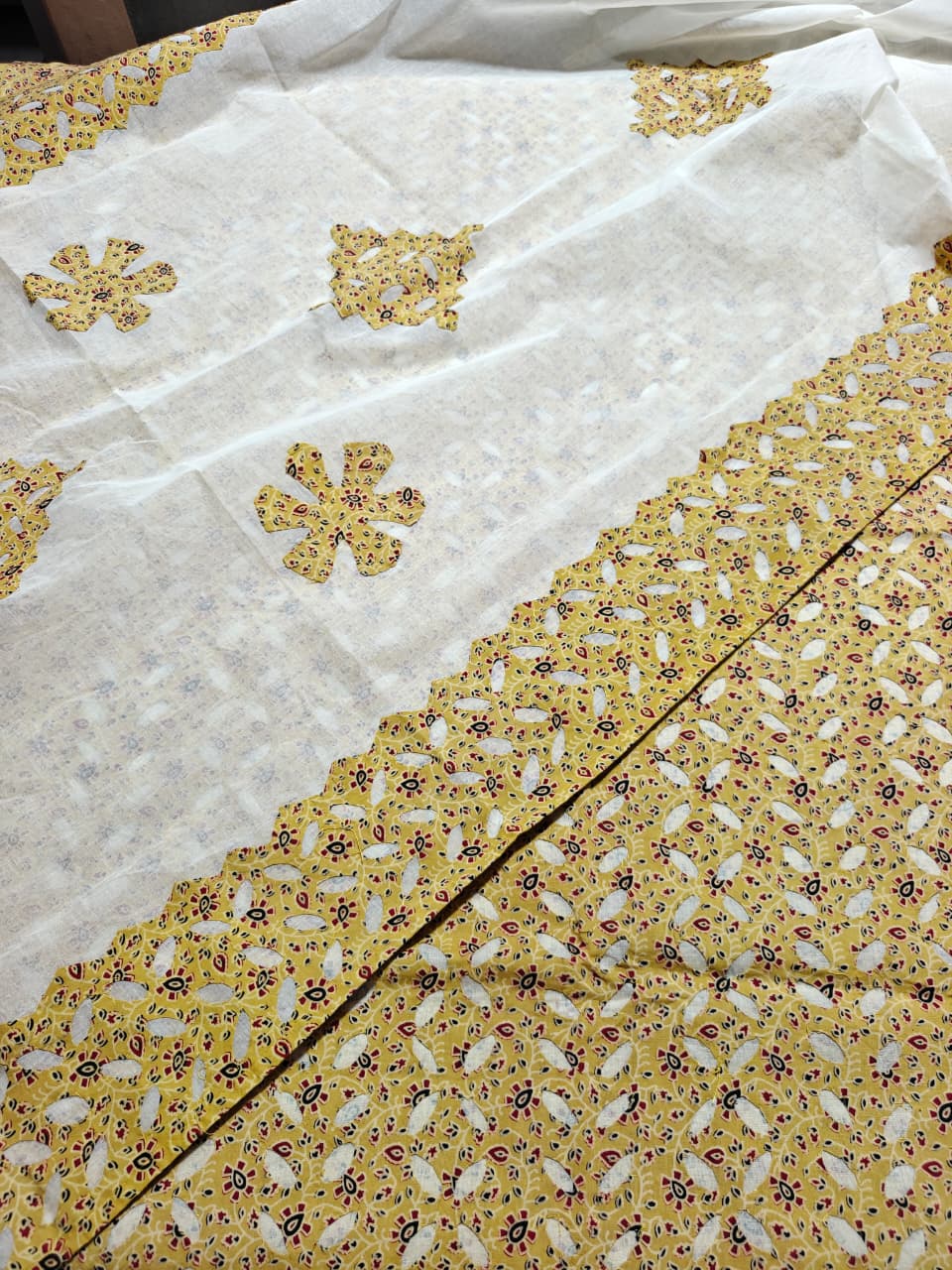 Pure Cotton Ajrakh Print  Unstitched Suit Without Bottom