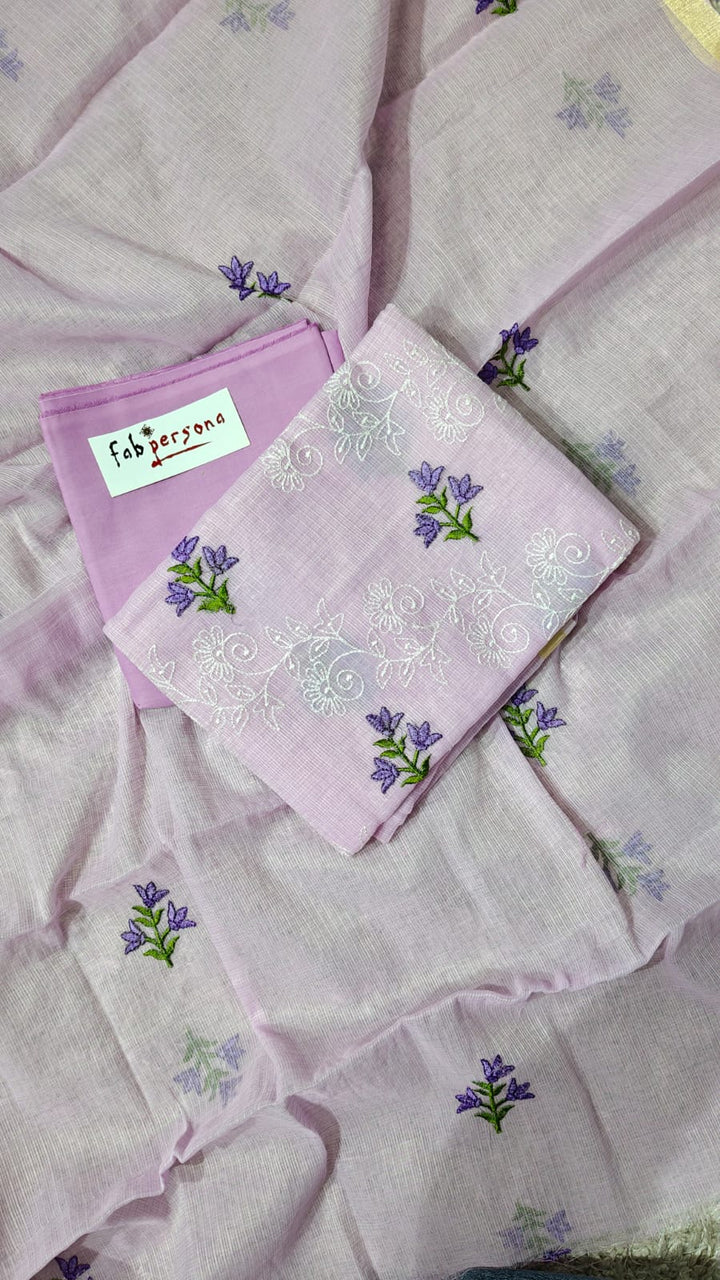 Kota Doriya Embroidery  Work Unstitched Suit