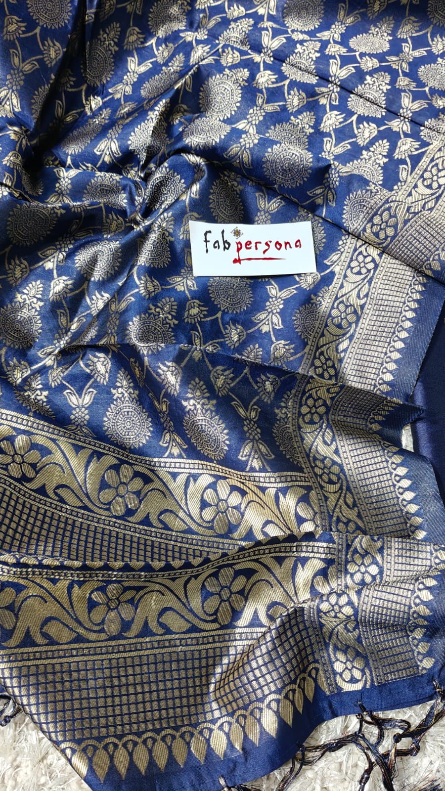 Banarasi Soft Silk Zari work Unstitched Suit.