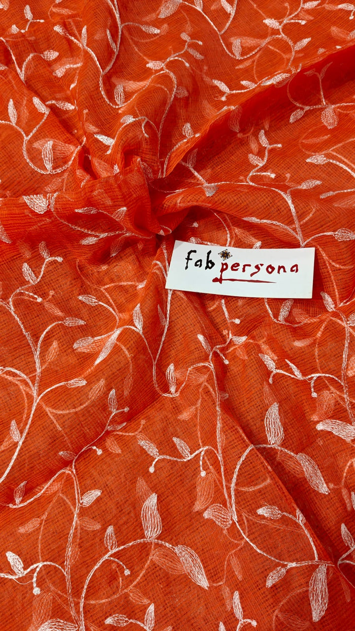 Pure Kota Doriya Embroidery work Unstitched Suit