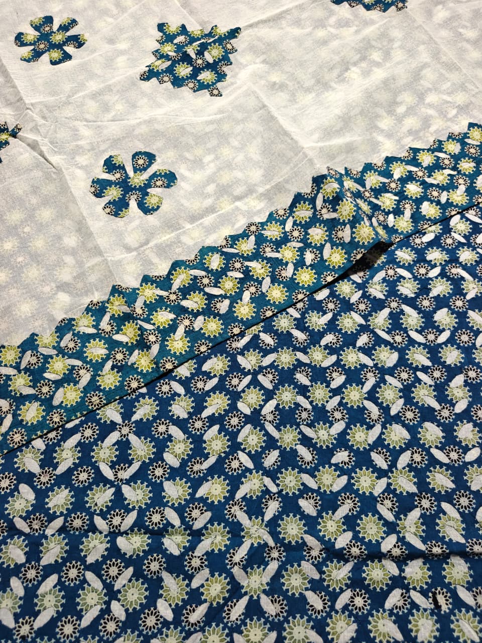Pure Cotton Ajrakh Print  Unstitched Suit Without Bottom