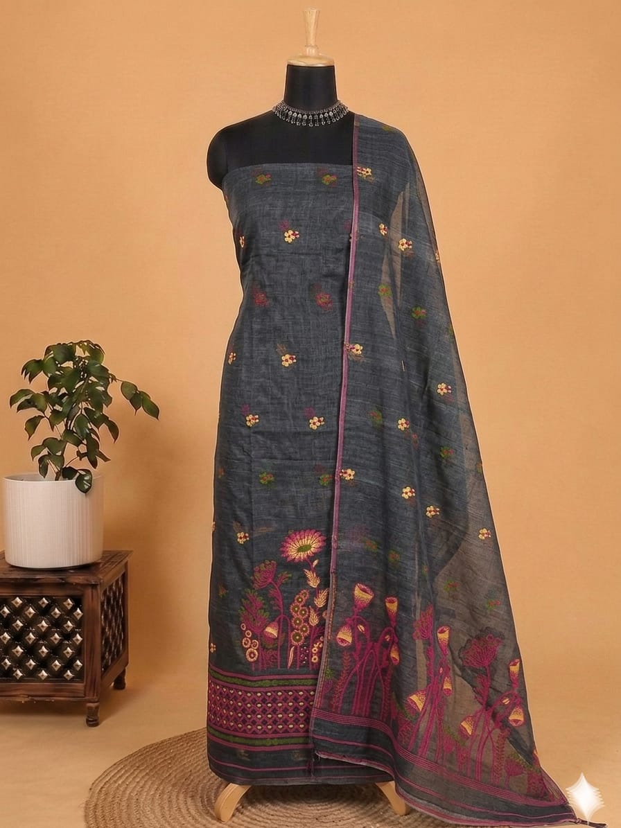 Exclusive Premium Traditional  Viscose Cotton Unstitched Suit (2PC)