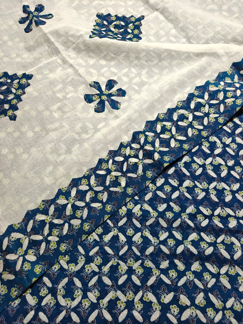 Pure Cotton Ajrakh Print  Unstitched Suit Without Bottom