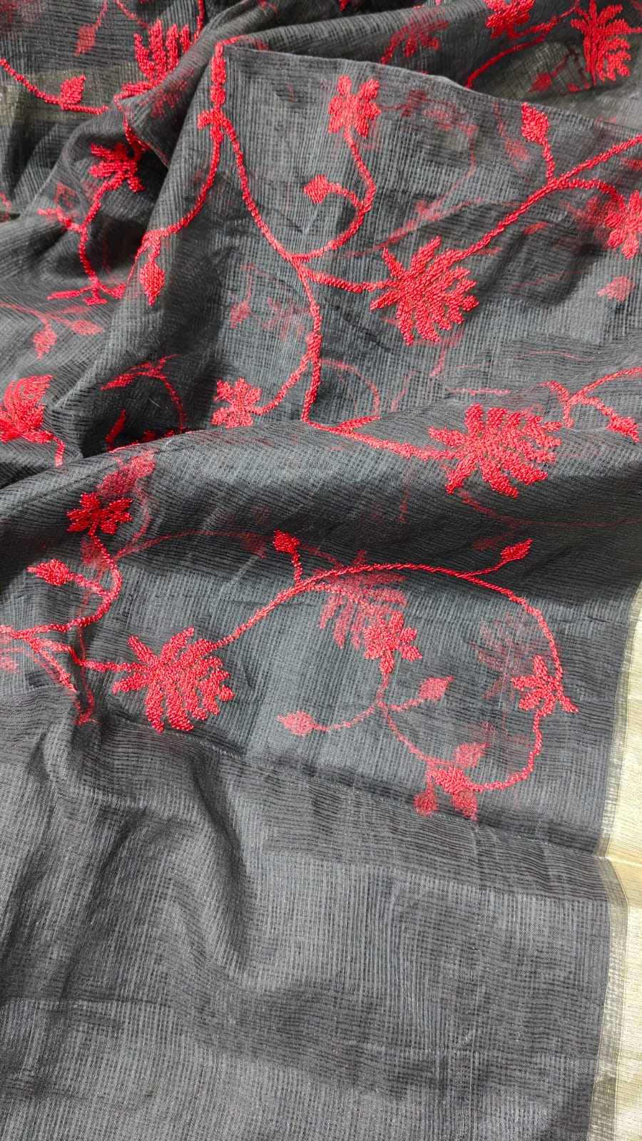 Pure Cotton Kota Doriya Salwar Suit with Embroidery Work