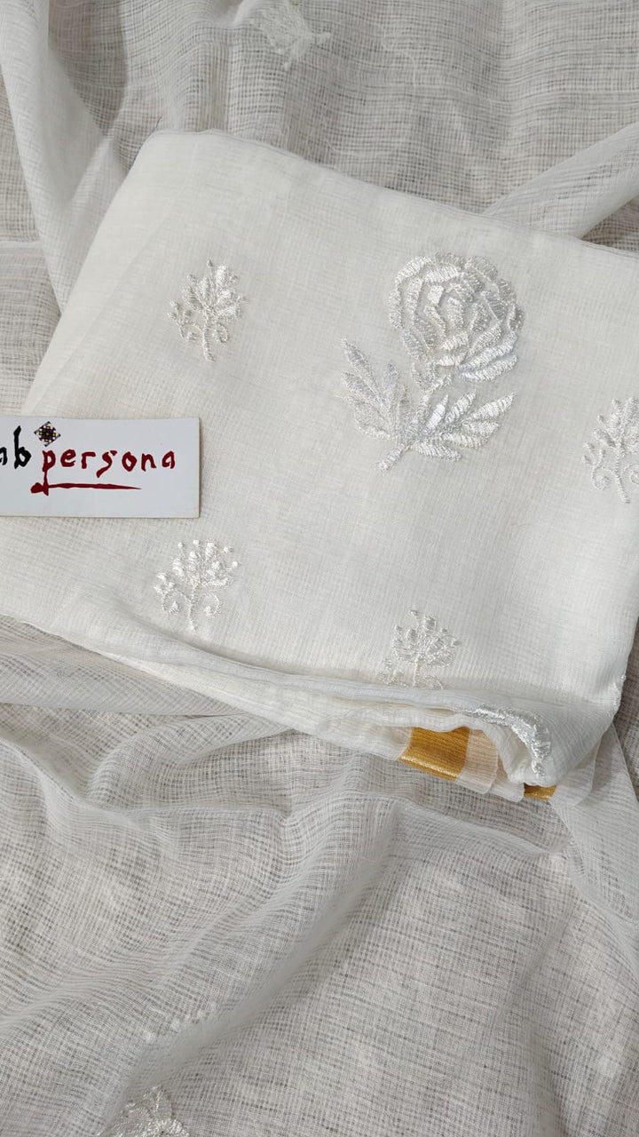 Kota doria Ustitched salwar suit ( without bottom)