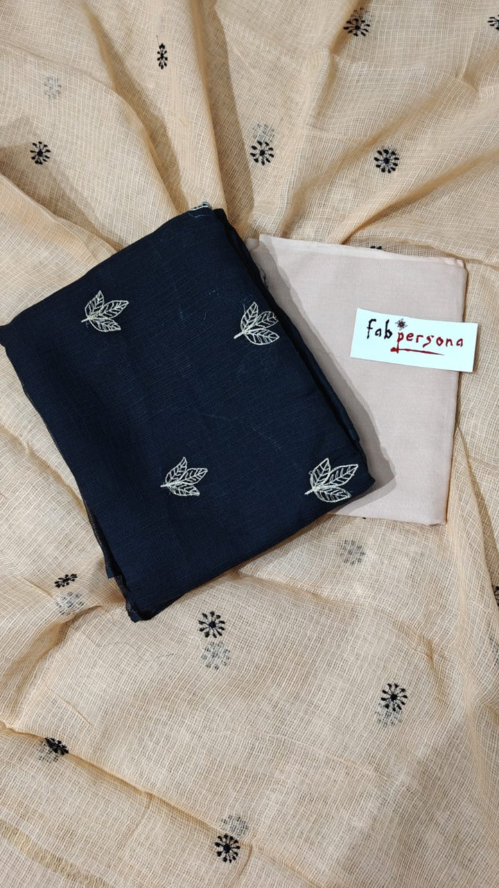 Pure Cotton Kota Dorai Salwar Suit with Embroidery Work.