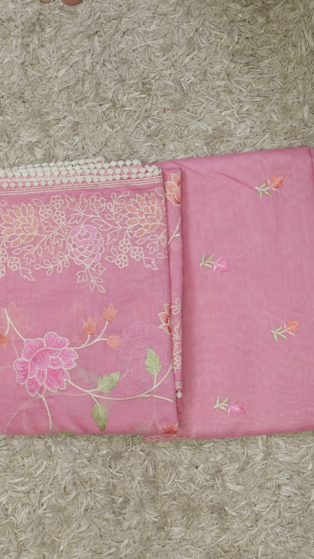 Exclusive Banarasi Linen Silk Unstitched Suit With Beautiful Full Jaal Embroidered Dupatta