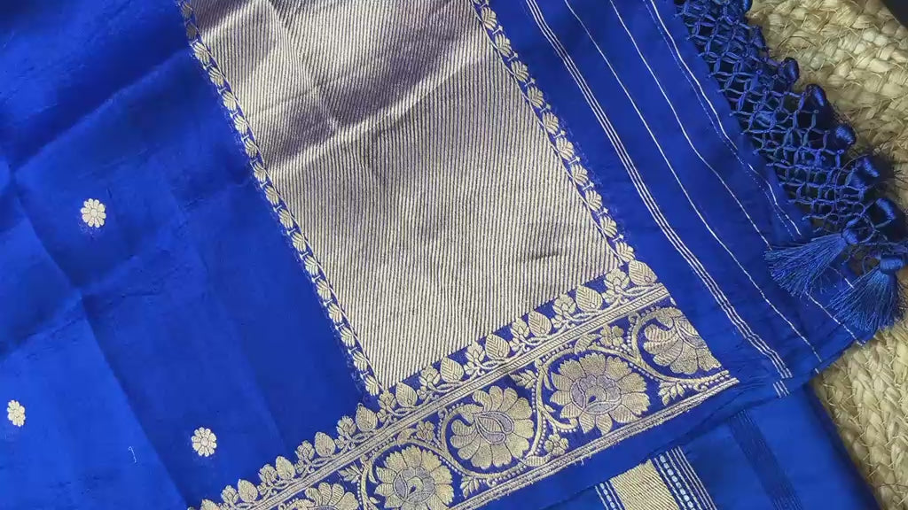 Pure Raw Mango Silk Banarasi Khaddi Kadwa Suit  with Pure Silk Organza Dupatta
