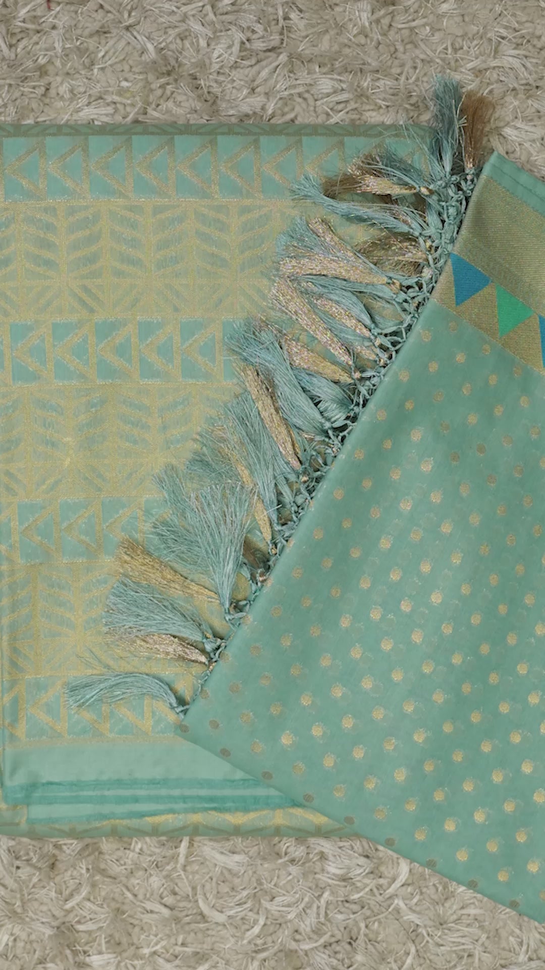 Pure Banarasi Cotton Tilfi Patola Weaved Unstitched suit .