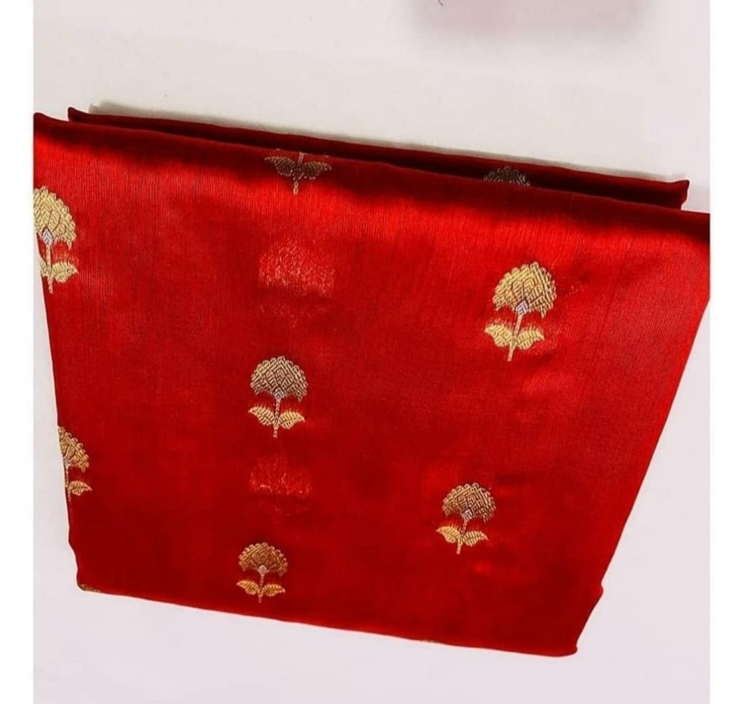 Pure Chanderi Handloom Silk by Silk Saree