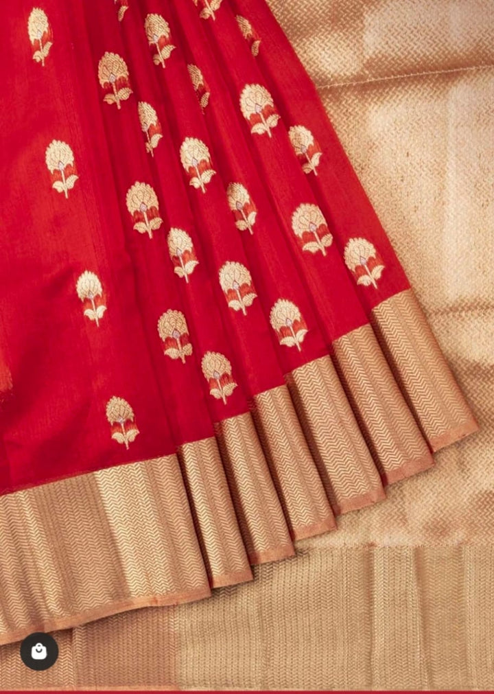 Pure Chanderi Handloom Silk by Silk Saree