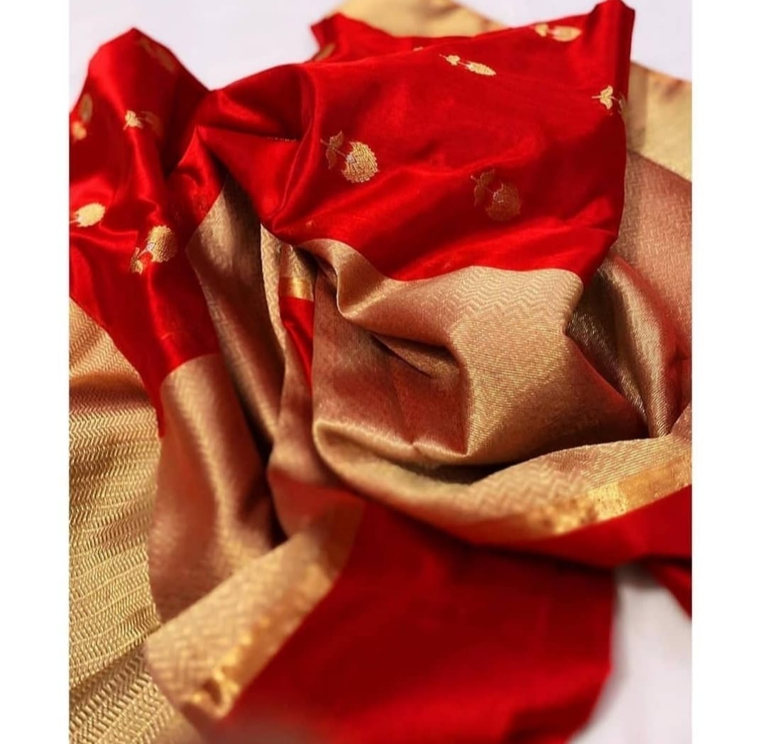 Pure Chanderi Handloom Silk by Silk Saree