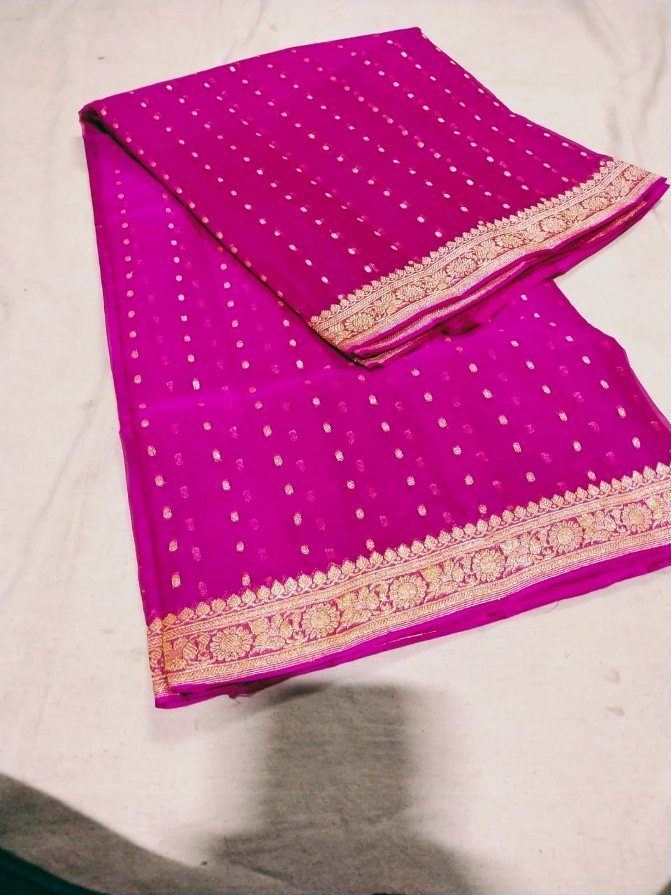 Pure Banarasi Khaddi Chiffon Dupatta