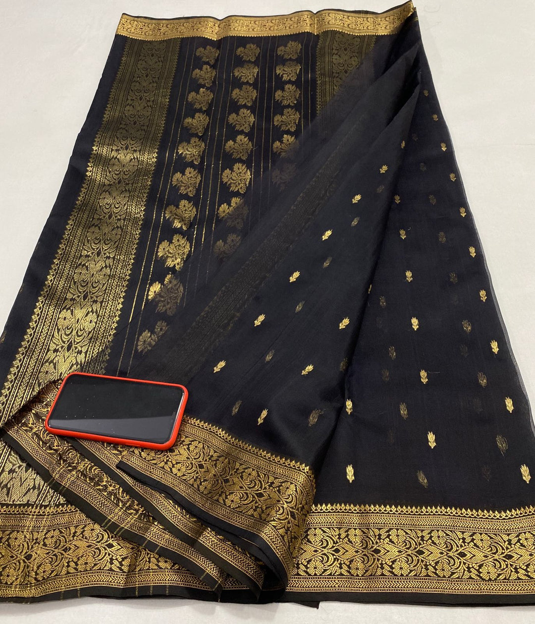 Pure Chanderi Handloom Silk by Silk Saree