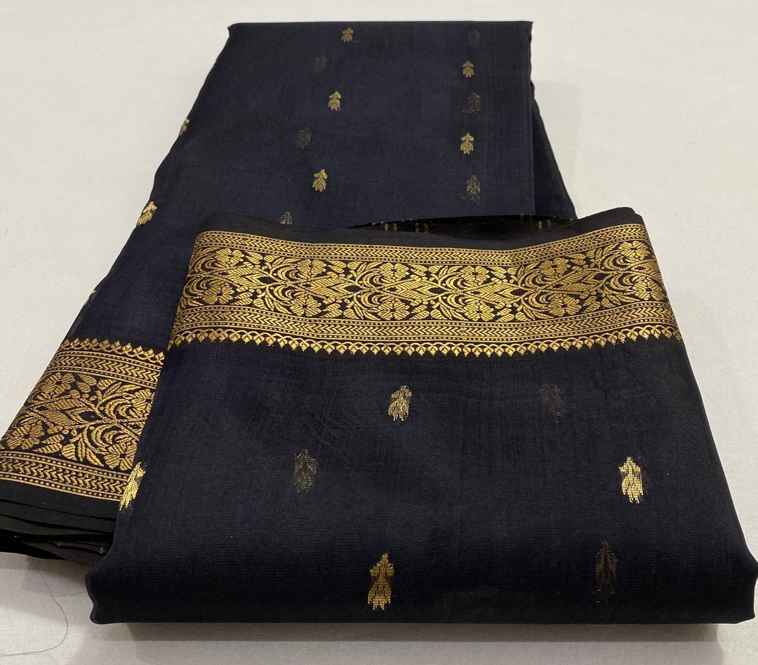 Pure Chanderi Handloom Silk by Silk Saree