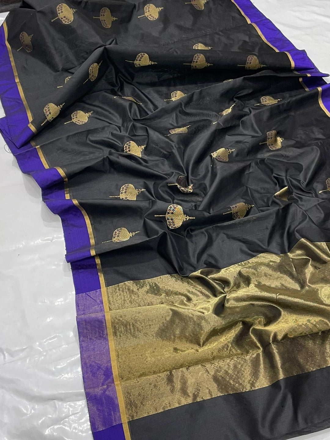 Pure Chanderi Handloom Silk by Silk Saree