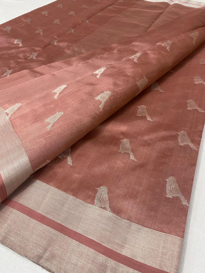 Pure Chanderi Handloom Silk by Silk Saree