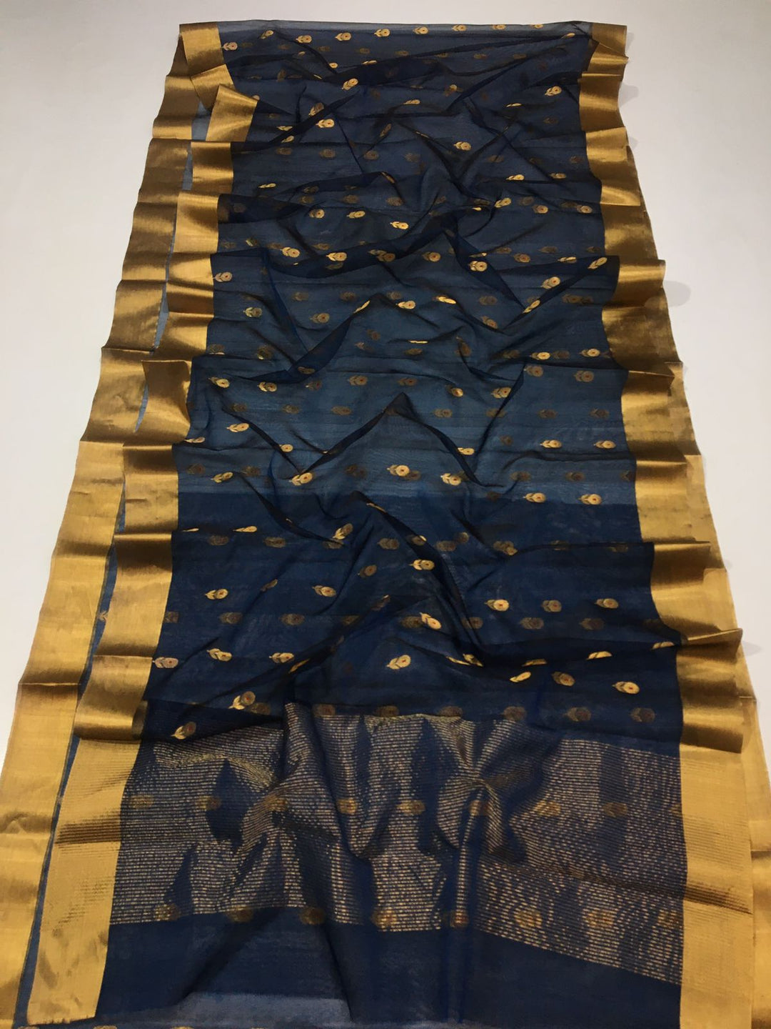 Pure Chanderi Handloom Silk by Silk Saree