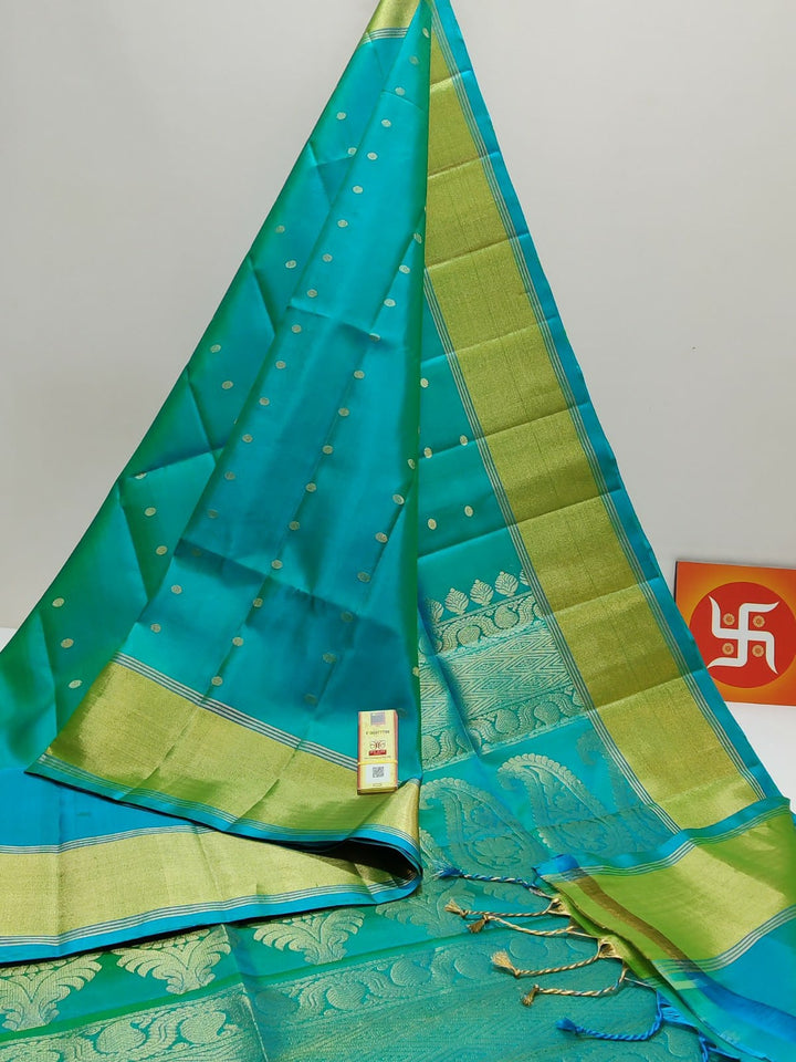 Pure Kanchipuram Silk Saree With Zari Work