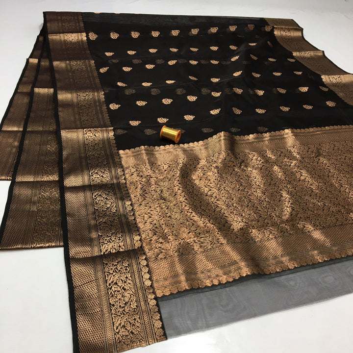 Pure Chanderi Handloom Silk by Silk Saree