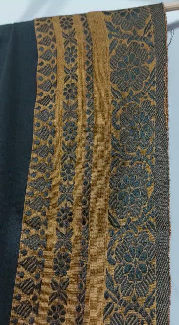 Pure Khaddi Cotton Silk saree . ( length- 6.3 meter )