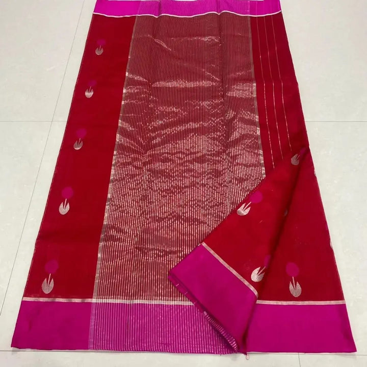 Pure Chanderi Handloom Silk by Silk Saree