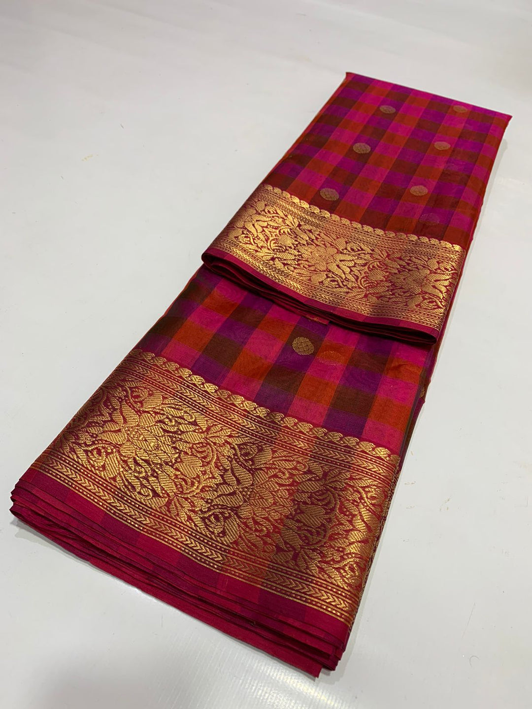 Pure Chanderi Handloom Silk by Silk Saree