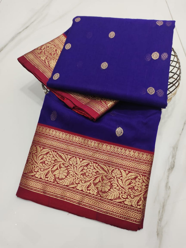 Pure Chanderi Handloom Silk by Silk Saree