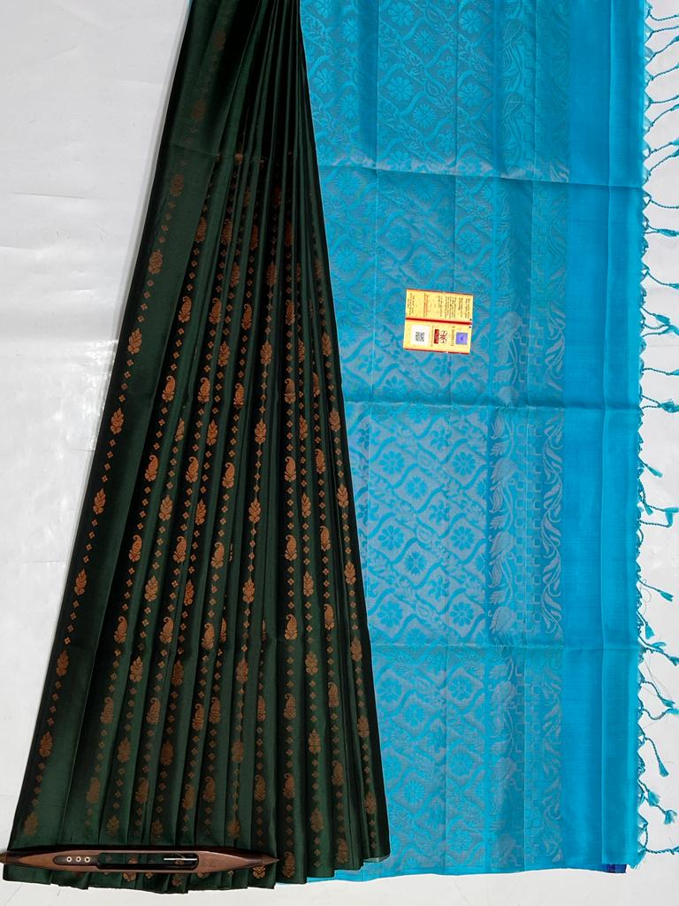 Pure Handloom Kanchipuram Saree With Silk Mark