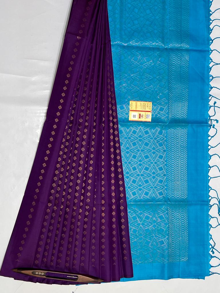 Pure Handloom Kanchipuram Saree With Silk Mark