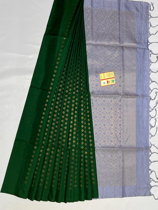Pure Handloom Kanchipuram Saree With Silk Mark