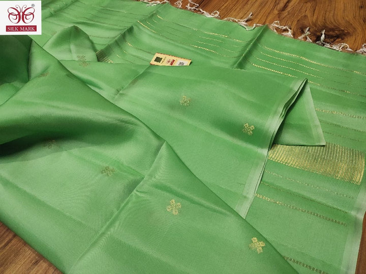 Pure Handloom Kanchipuram Saree With Silk Mark