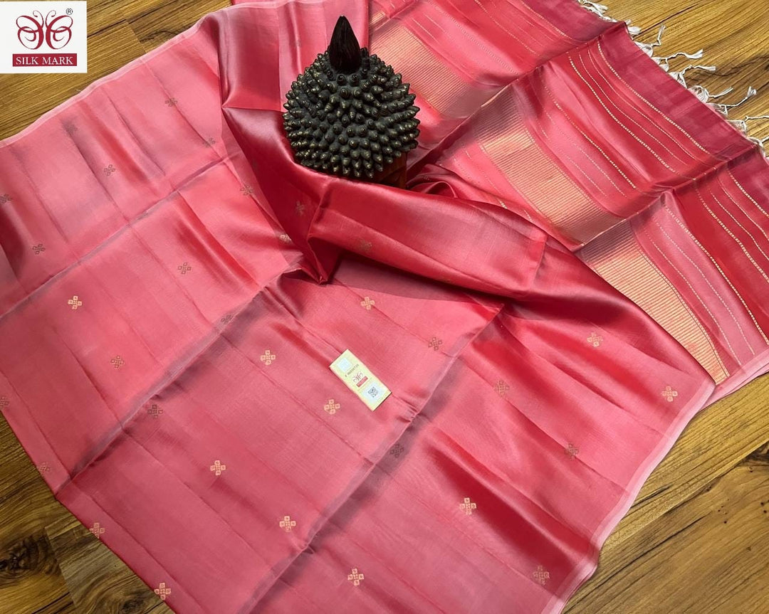 Pure Handloom Kanchipuram Saree With Silk Mark